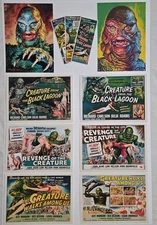 Set Of 6 "Creature From The Black Lagoon"  5" x 7" 'ish Mini Prints -Ships FREE-