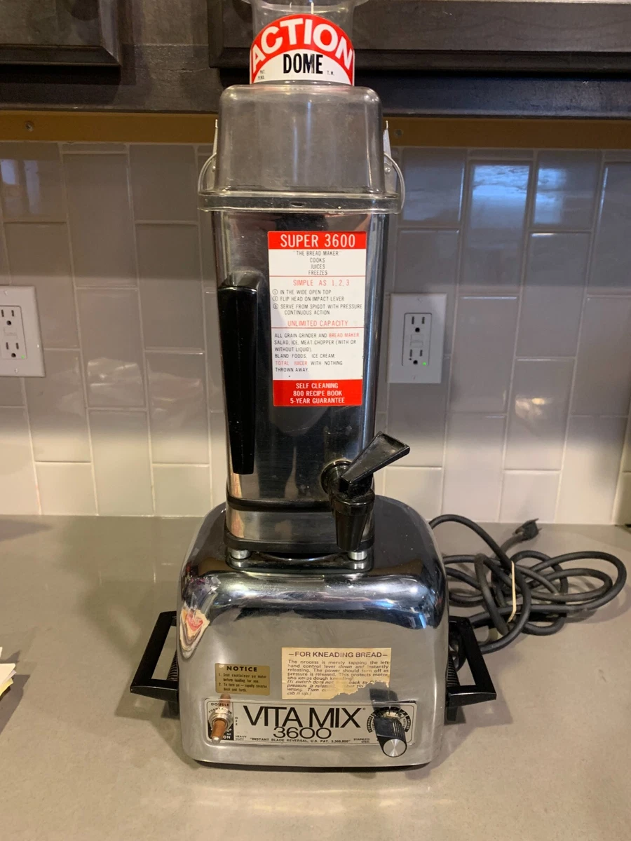 VitaMix Mixer Super 3600 Action Dome Spigot Juicer Blender