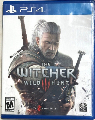 The Witcher 3 III Wild Hunt PlayStation 4 PS4 Complete w/ Manual and Soundtrack