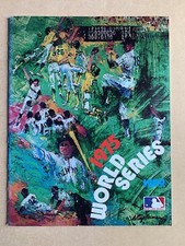 1975 World Series Programme MLB Boston Red Sox v Cincinnati Reds