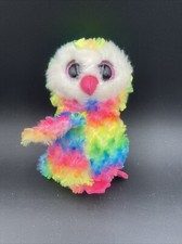TY beanie Boo 2017 Boos Owen the Owl Medium Buddy 9" Size