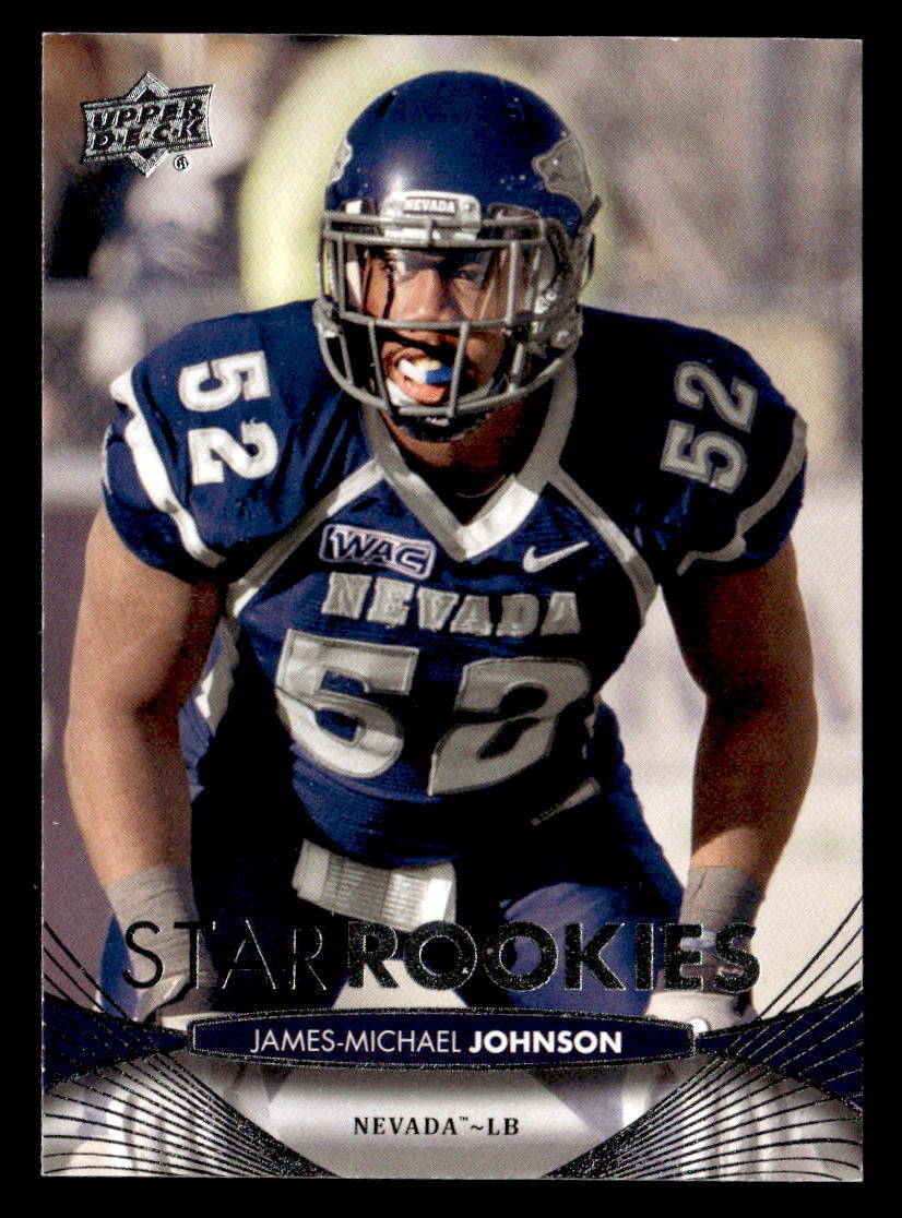 James-Michael Johnson 2012 Upper Deck Rookie Card #130 Nevada Wolfpack
