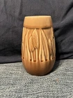 1954 Rookwood Vase 5” Tall Cattails Tan 2592