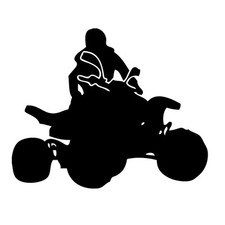 Aufkleber - Quad - Tattoo Folie Sticker Auto Motorsport ATV Motorrad Rennen