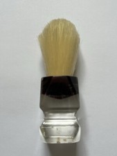 Vintage Ever Ready Clear Lucite Shaving Brush 100 Nylon 500N Made in USA