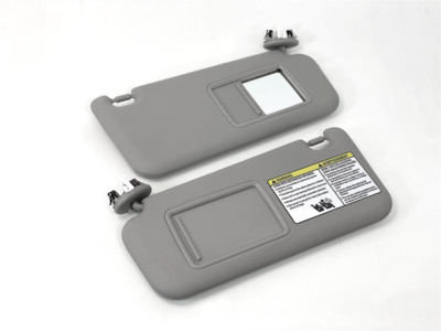 Electrical Interior Sunvisor Sun Visors Set for Toyota Rav4 2006-2013 Gray