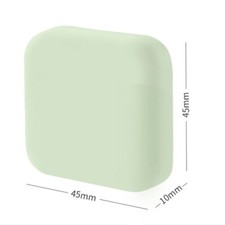 10Pcs Door Stoppers Wall Protector, Square Silicone Door Handle Buffers, Green