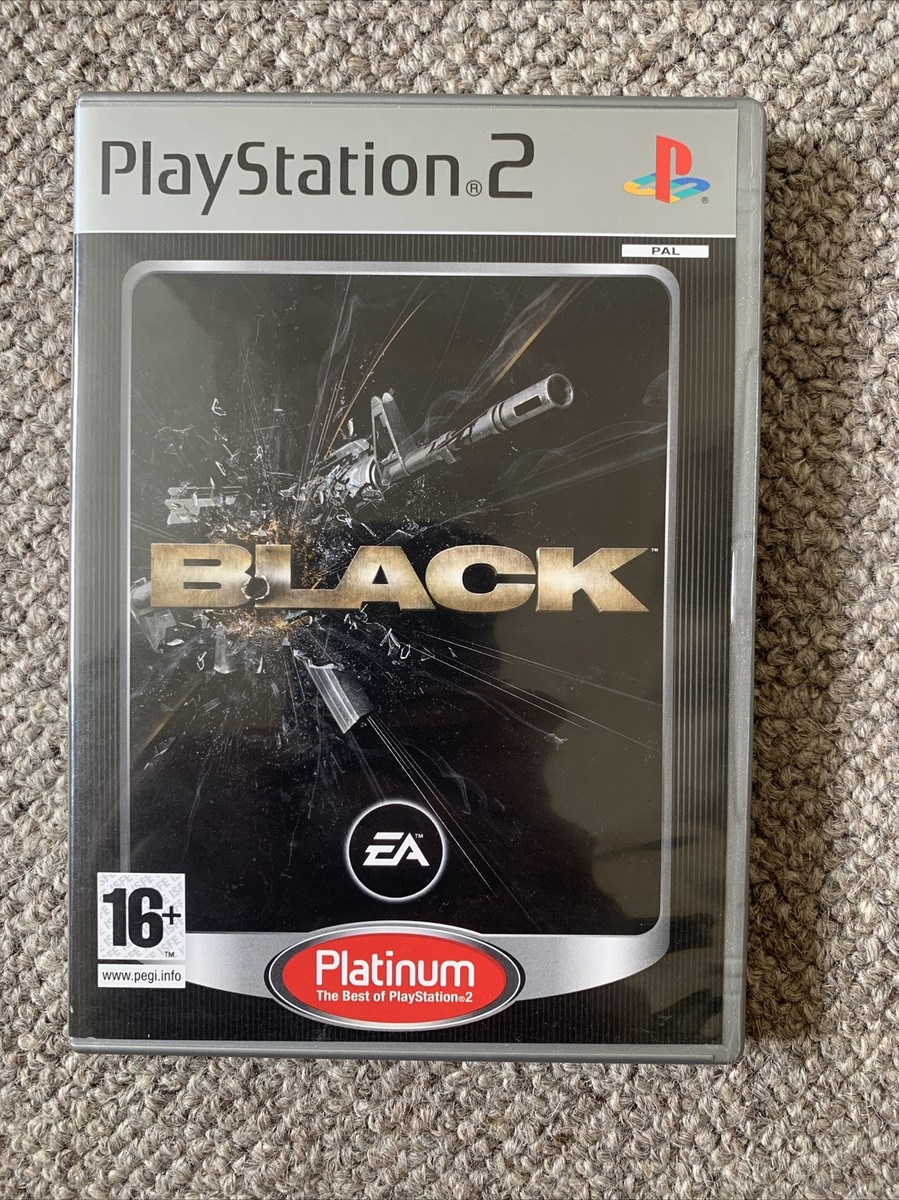 Black (PS2) Playstation complete with manual PAL UK UK - Main Image