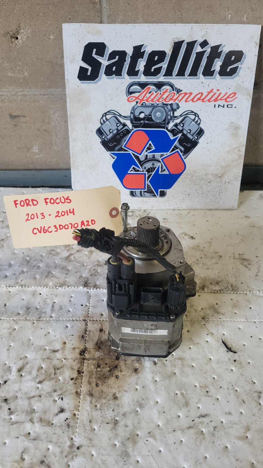 20132014 Ford Focus Electric Power Steering Motor CV6C 3D070 A2D eBay