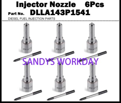 CUMMINS 6.7 6x Fuel Injector Nozzle DLLA143P1541 for 2007-2010½ DODGE 0445120184