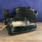 Mid Century T.V. Lamp black and gold stage coach — photo 5