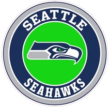 Seattle Seahawks Football Vinyl Decal Sticker Car Truck Bumper Tumbler Mug