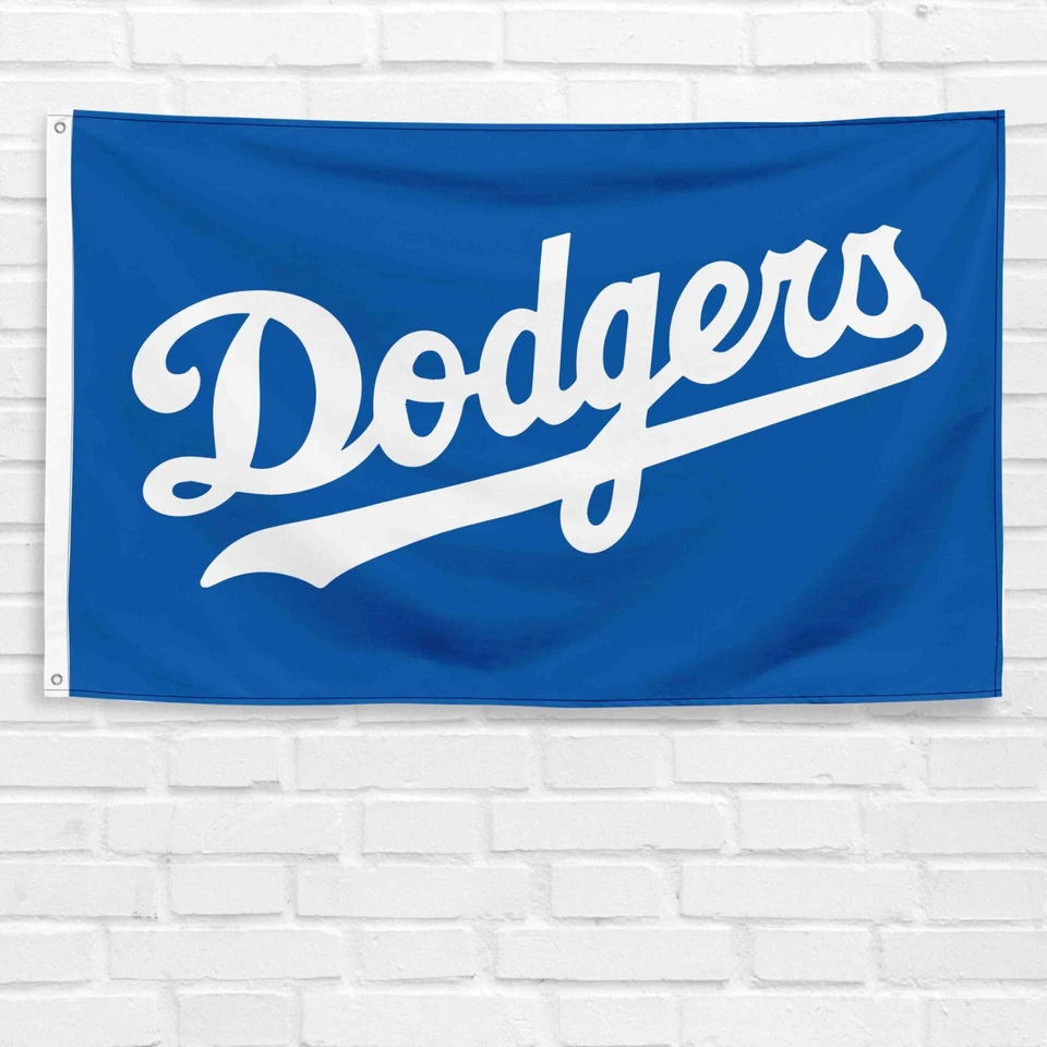 Bandera de béisbol Kershaw Betts de Los Ángeles de 3x5 pies para los Dodgers de Los Ángeles Foto 4 de 4
