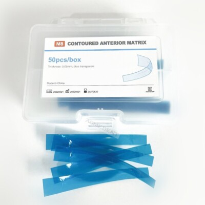 Bandes Matrices Dentaires MacDent Blue View Varistrip - Pour Restaurations Antérieures - Neuf - Réf. WC-24817