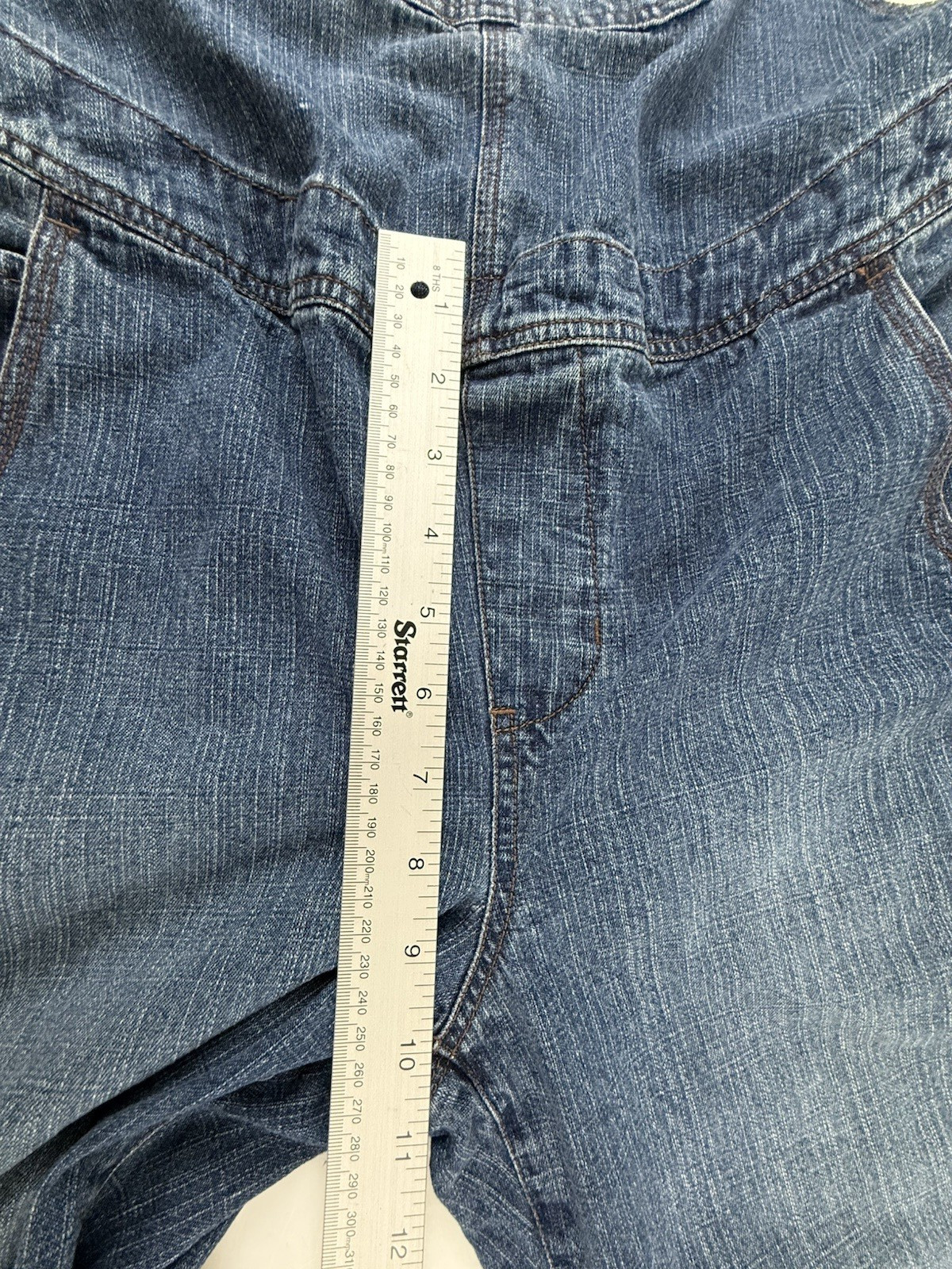 Infinity Maternity Jean Medium Blue Small Overalls - image 7