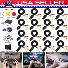 For Nintendo 64 N64 SNES Gamecube 6FTRCA TV AV Audio Video Stereo Cable Cord LOT