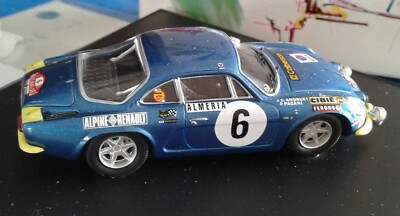 Trofeu Alpine Renault A110 1972 RAC Rally Miniature 1/43 Boîte AG H2