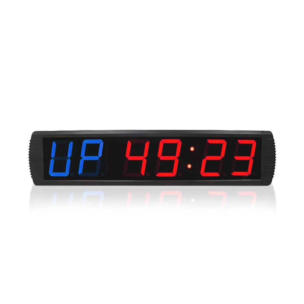 Big Gym Crossfit Reloj LED Fitness Digital Cuenta atrás Intervalo Temporizador de Pared Gimnasio