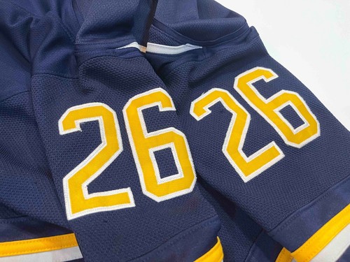 Reebok Premier Buffalo Sabres VANEK #26 NHL Hockey Jersey XL Navy Blue Sewn - Picture 6 of 12