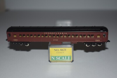 N Scale Model Power 8621 Pennsylvania Passenger Coach Car 2760 C50333