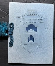 1930s Pomona High School Graduation Booklet Leather-Like Embossed