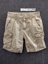 Ring of Fire Boys Cargo Shorts Beige Tan School Shorts Flat Front 24 Waist