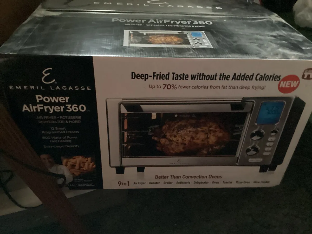 Emeril Lagasse Power AirFryer 360 Plus Air Fryer Oven New in Box
