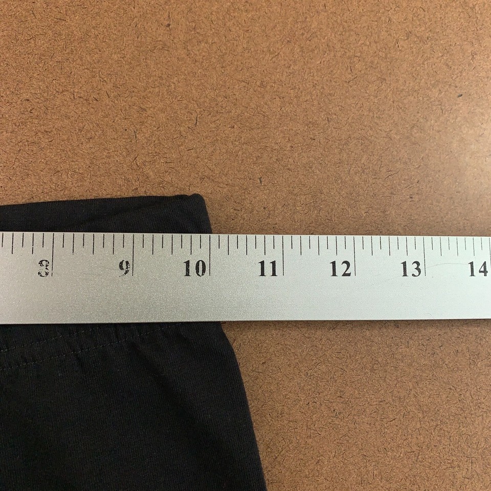 H&M Divided Womens Size XS Black Jersey High Rise 6" Inseam Bike Shorts