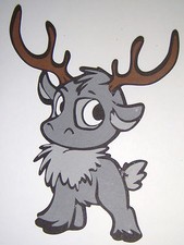 Frozen Sven Paper Die Cut Piecing Scrapbook Embellishment