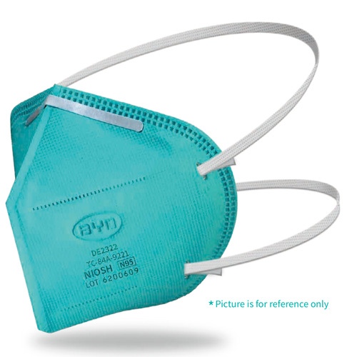 BYD Genuine N95 Foldable Particulate Respirator Mask NIOSH 20-Count *NEW* - Afbeelding 2 van 5