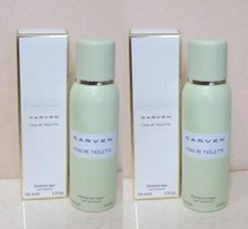 CARVEN L'EAU DE TOILETTE LIGHT DEODORANT 5 OZ BOXED LOT OF 2