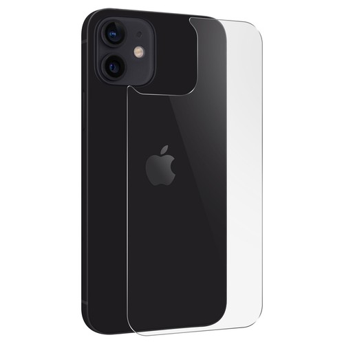 Back Screen Protector iPhone 12 / 12 Pro Tempered Shatterproof Transparent Glass