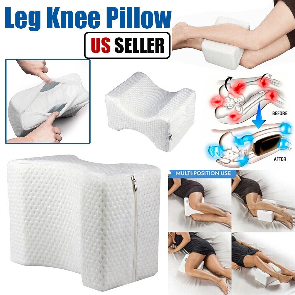 Orthopedic Knee Leg Pillow for Sciatica Relief Back Pain Wedge Sleeping