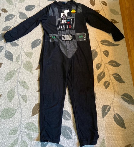 Star Wars Darth Vader With Cape Union Suit 1-piece Halloween Costume NWT Pajamas - Picture 3 of 8