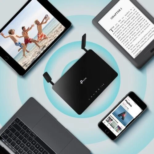 TP-Link Archer MR600 V2 AC1200 Wireless Dual Band 4G+ Cat6 LTE Router Modem SIM - Bild 2 von 4