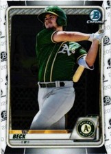 2020 Bowman #BCP-16 Austin Beck Chrome Prospects