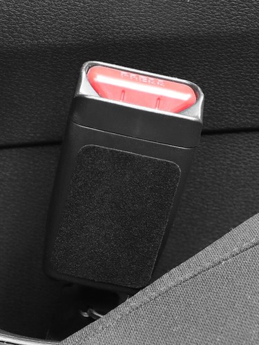 2x Black Vehicle Car Seat Belt Buckle Anti-collision Stickers Auto Accessories - Picture 13 of 13