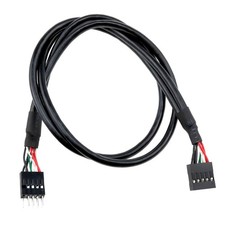 30cm USB Header Cable 9Pin Internal USB 2.0 Male To Female Extension PC