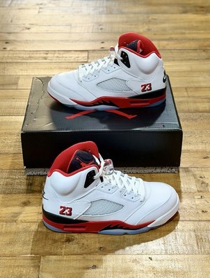 Air Jordan 5 Retro Fire Red 2025 Full Family Sizes Men's Women's