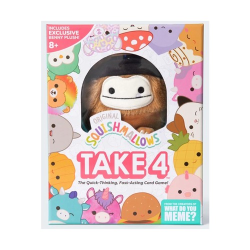 Relatable Games Card Game Squishmallows Take 4 Box NM - 第 1/2 張圖片