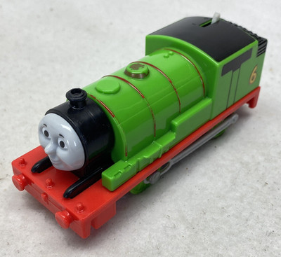 Thomas & Friends Trackmaster Motorized PERCY Tank Engine Train #6 Green 2013  A