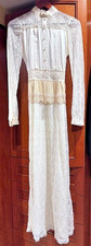 Vintage Gunne Sax Lace Prairie Dress Jessica McClintock San Francisco Size 7