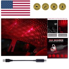 Car Roof Star Night Light, Portable Adjustable USB Flexible Interior LED Roma...