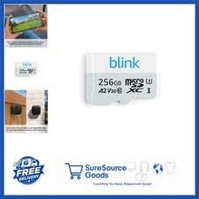 MicroSD Card 256GB for Video Storage with Sync Module XR Up to 10 Cameras