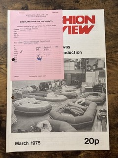 Air Cushion Review Magazine Hovercraft Journal BHC WESTLAND Mar 1975