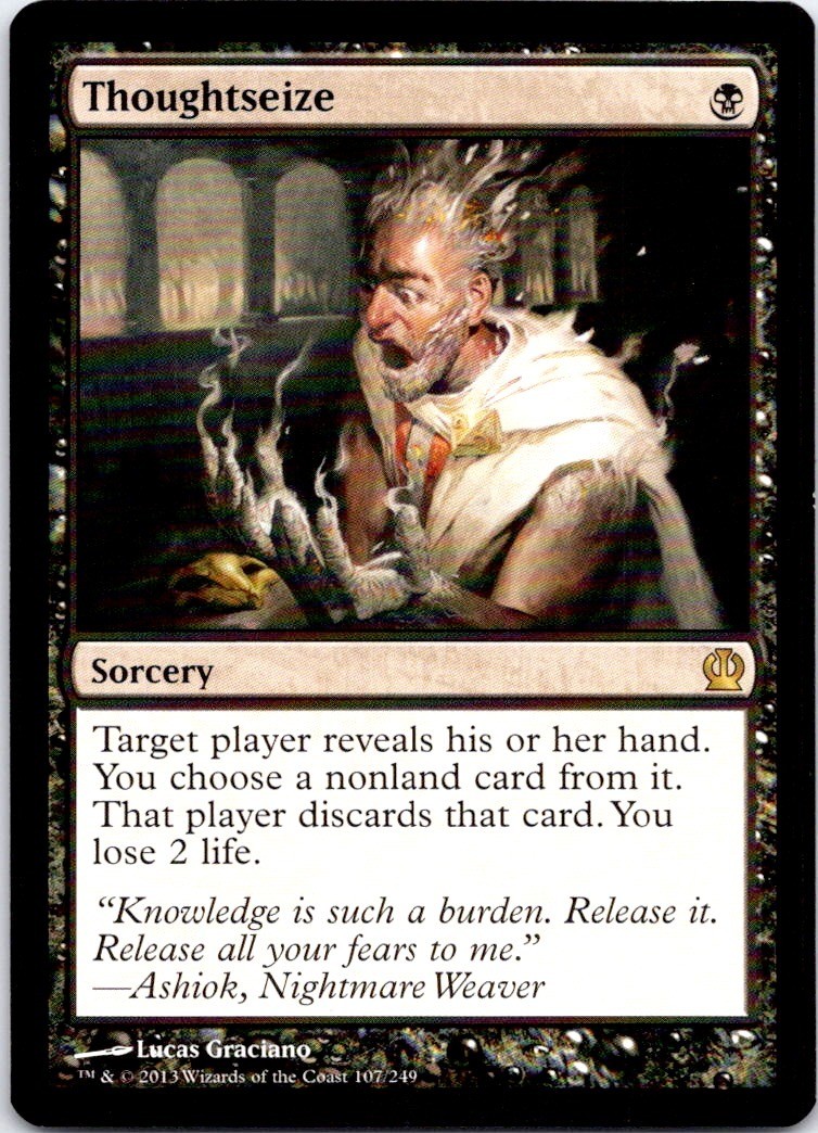 Thoughtseize #107 Theros - Rare - Lightly played