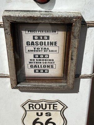Route 66 Red Gas Pump CD Holder Shelf 33x10 | eBay