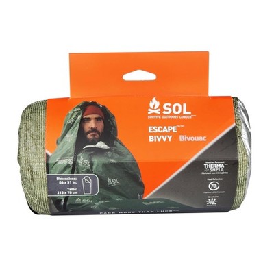 SOL Escape Bivvy with Hood - Emergency Preparedness Blanket - Reflects Up to ...