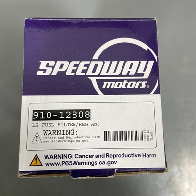 #ad Speedway Deluxe AN6 GM LS Swap Fuel Filter Regulator 58 PSI $70.00