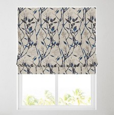 Patterned Roman Blinds - Fully Lined - Deluxe Cassette Headrail Available